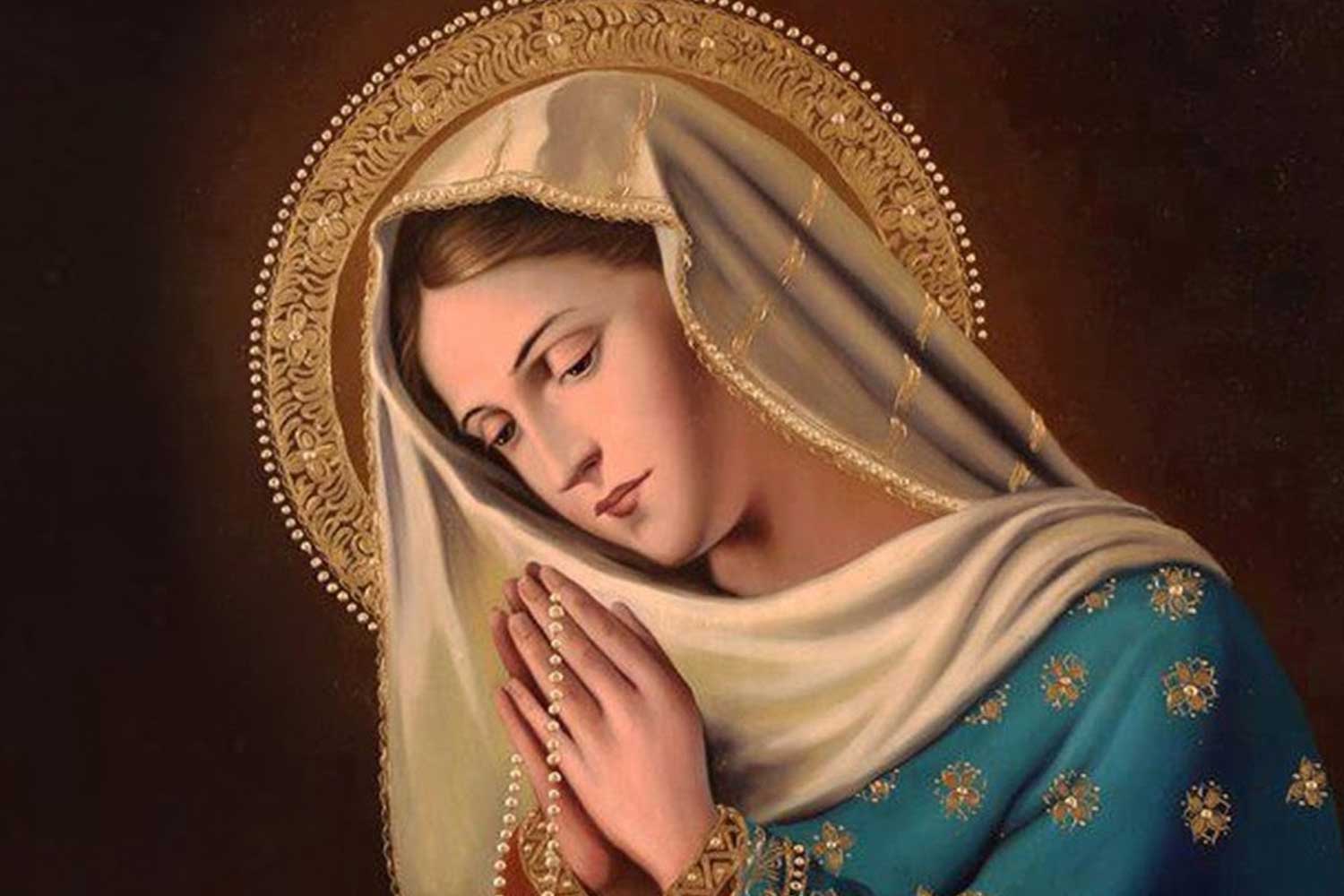 María, la bendita Virgen